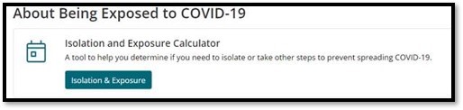 CDC Covid Calculator