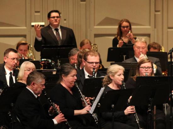 Instrumental Music Students performing