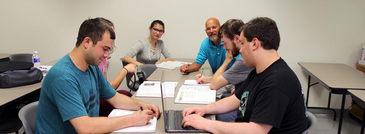 Students with Jay Garrett